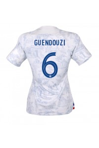 Frankrike Matteo Guendouzi #6 Fotballdrakt Borte Klær Dame VM 2022 Korte ermer